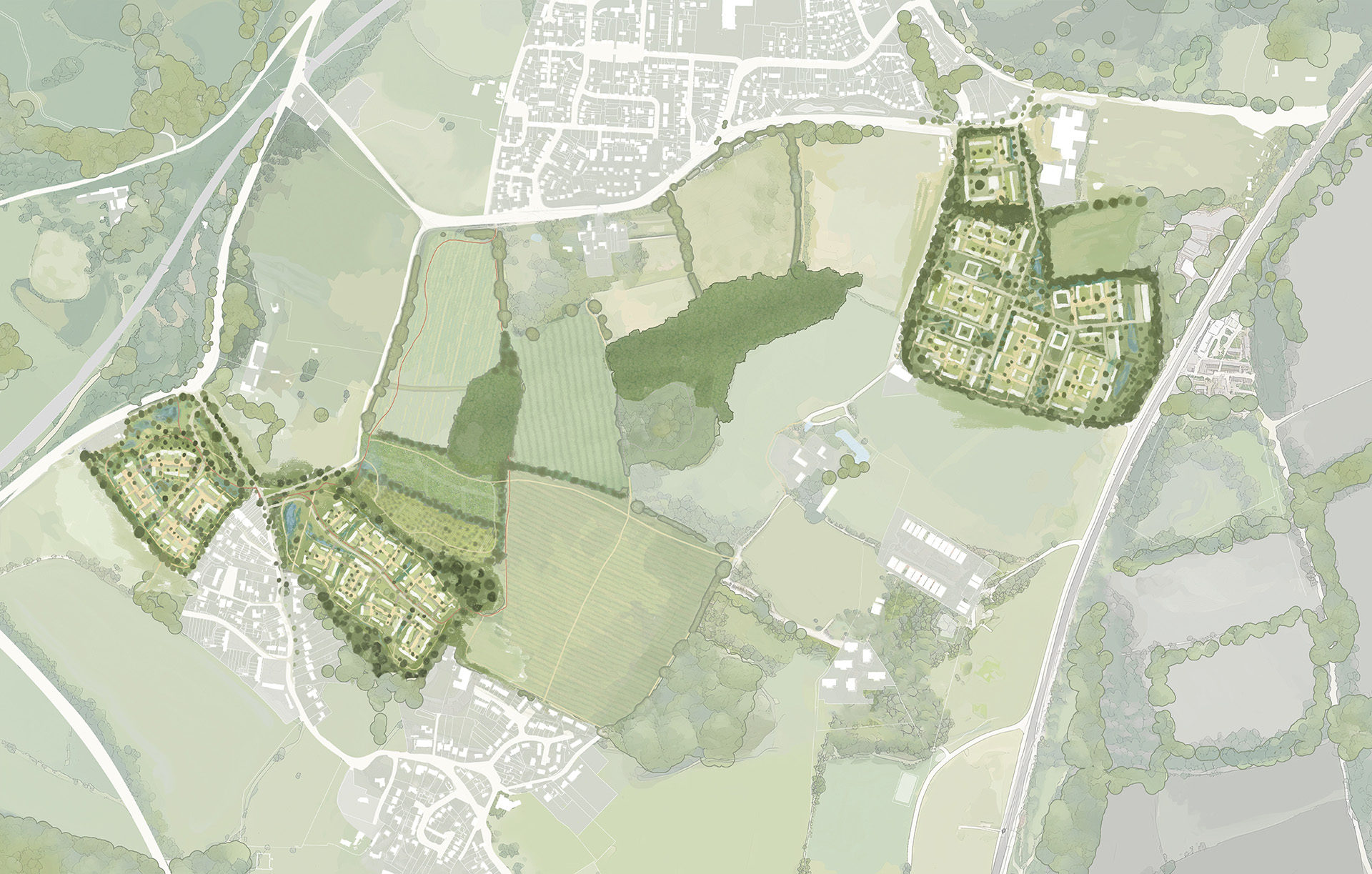 Illustrative site masterplan